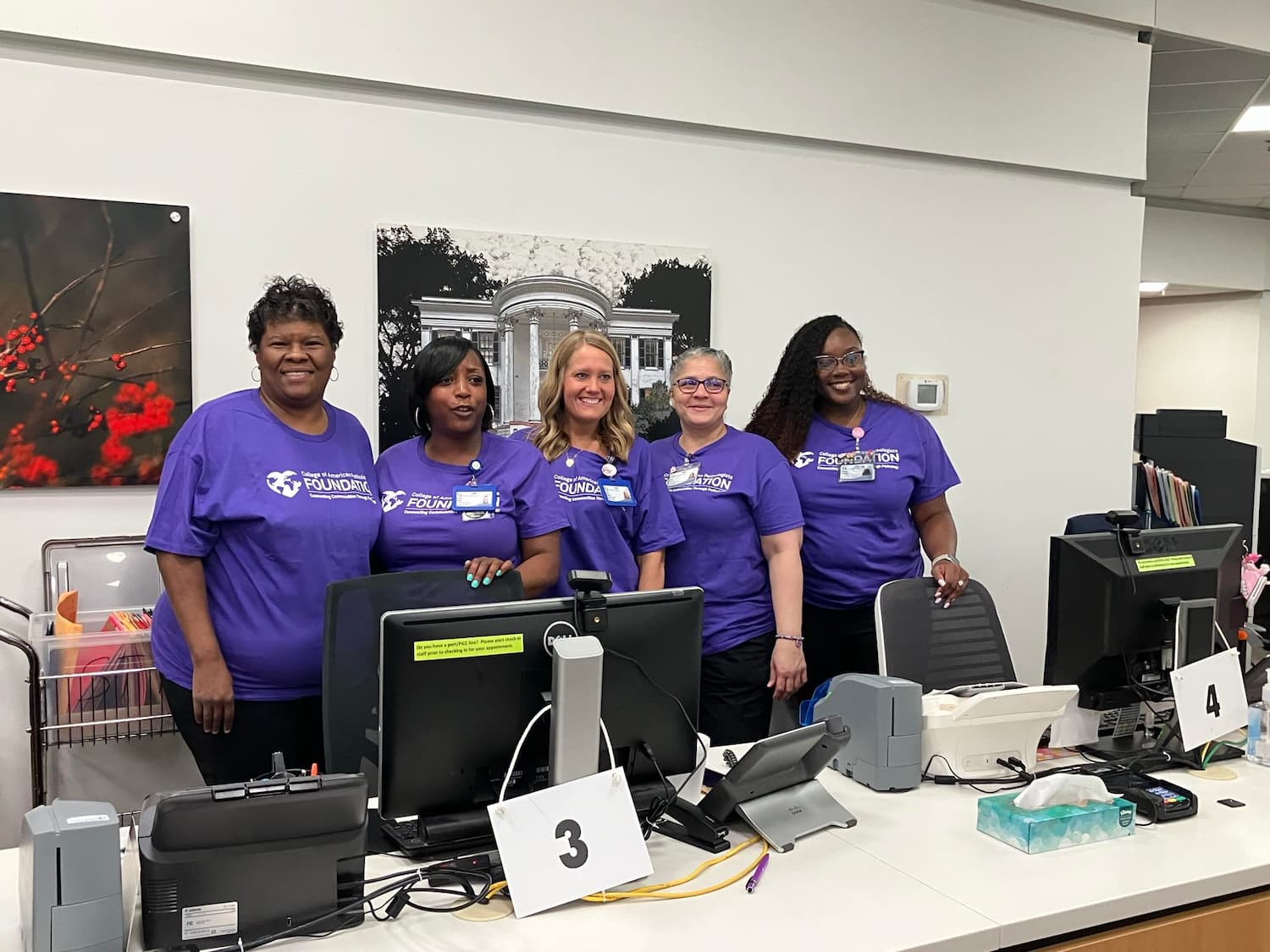 See, Test and Treat volunteers are pictured.