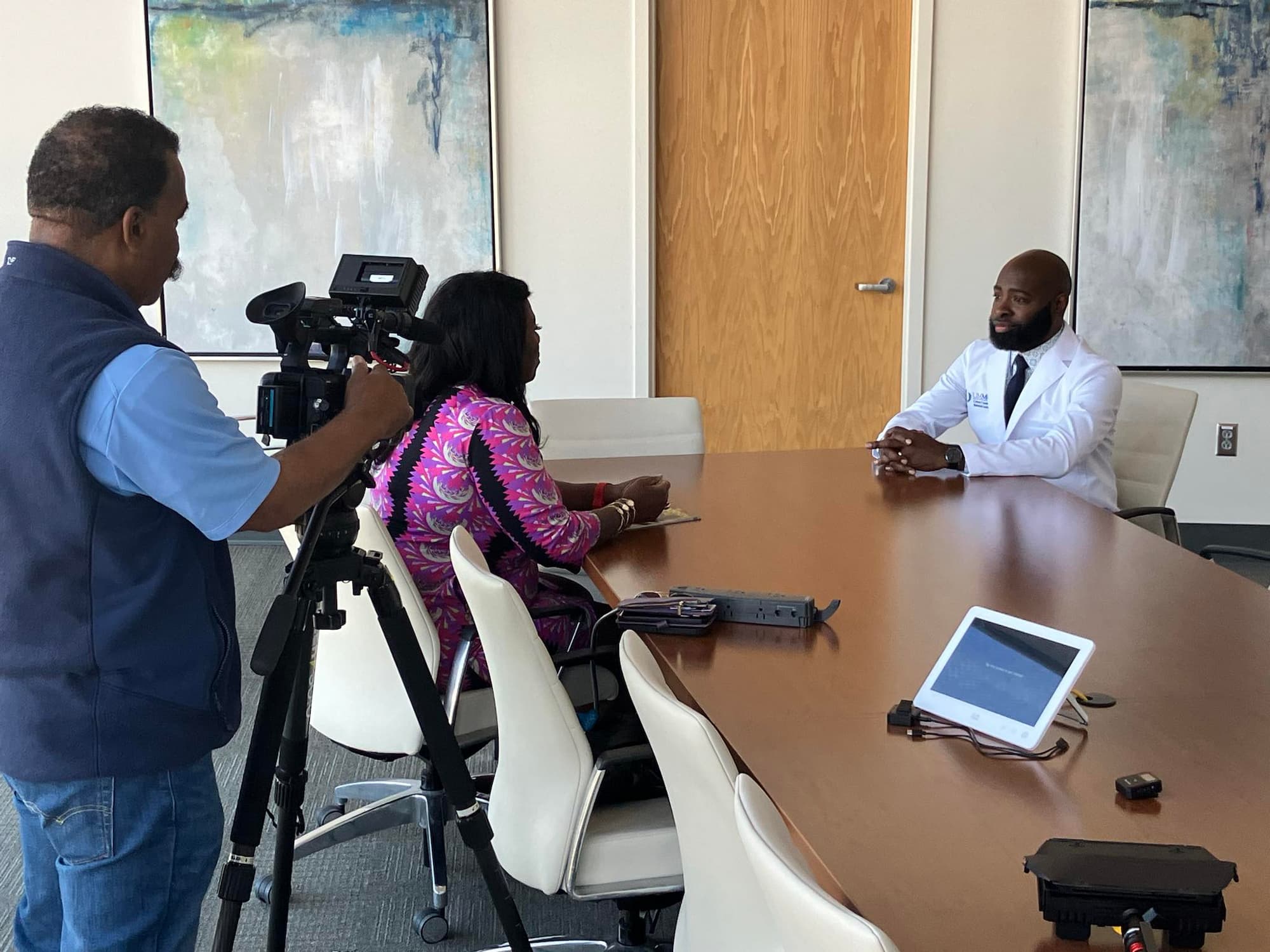 Dr. Justin Turner (pictured) and Dr. Manju George shared information with WLBT about colorectal cancer screening.