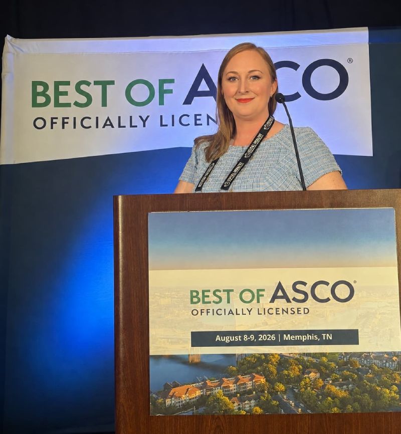 Dr. Kelly Wilkinson speaks at ASCO meeting