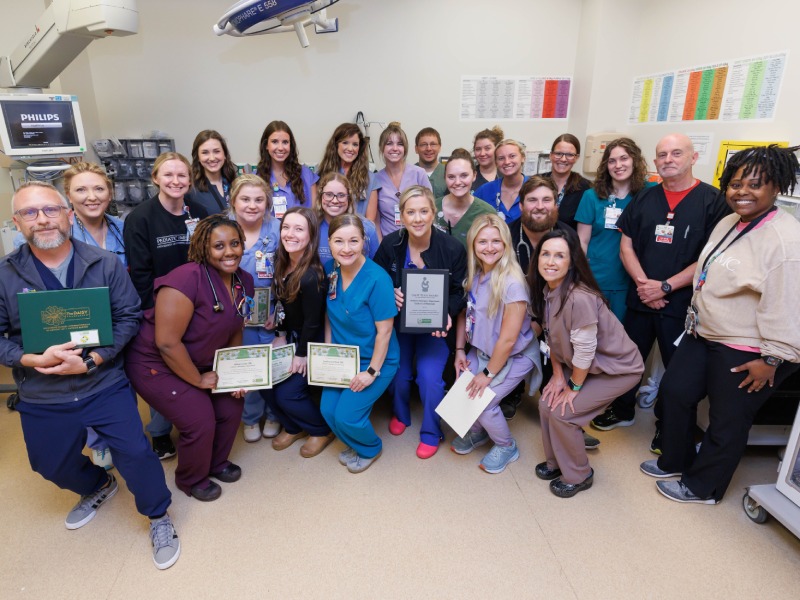 Children's Emergency Department with their DAISY Team Award.