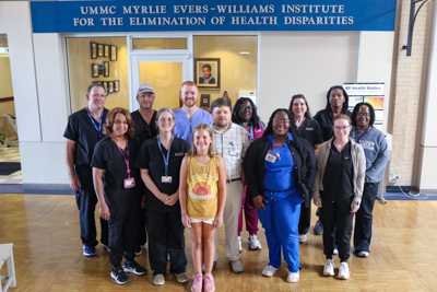 The UMMC Department of Orthoepidics held a food drive for MEWI