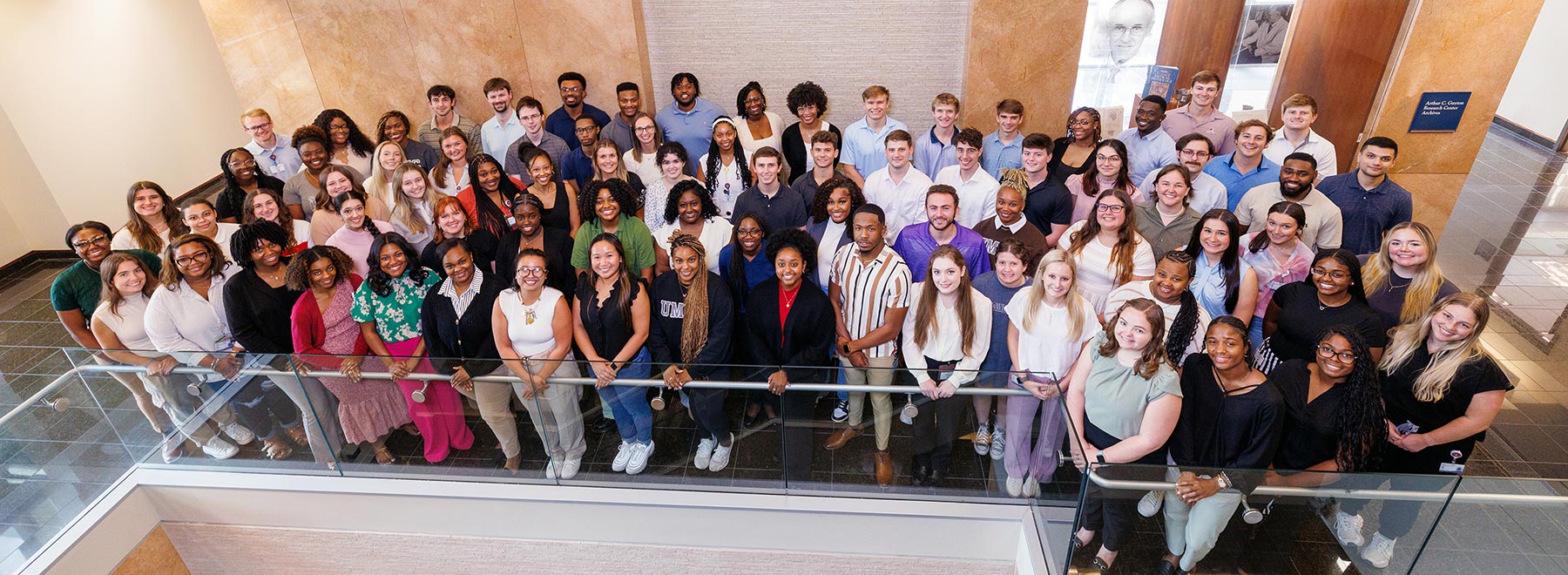 group photo of biomedical sciences students