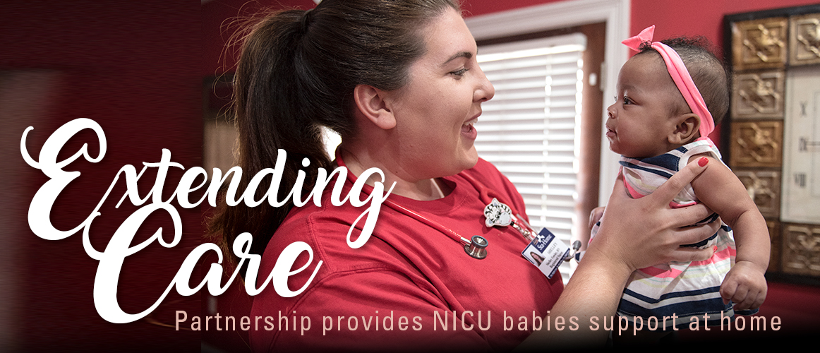 Partnership provides NICU babies support at home - University of ...