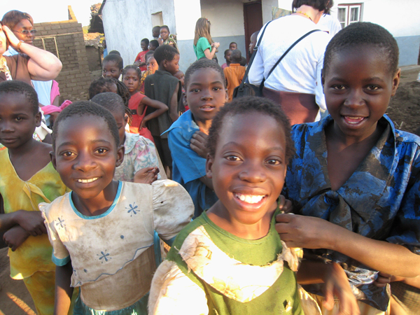 Irby ministered to hundreds of children while on a church mission trip to Malawi in 2008.