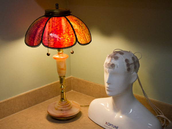 Dr. Pack finds broken lamps from area flea markets, second-hand stores and thrift shops and repurposes the parts to make his artistic recreations.