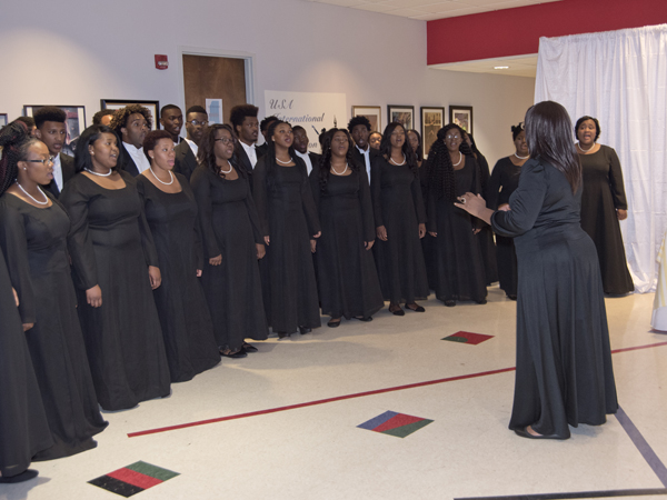 Setting the Mississippi mood of BankPlus' Enchanted Evening was the Jackson State University Chorale, under the direction of Loretta Galbreath.