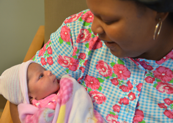 UMMC’s first baby of New Year is pretty in pink