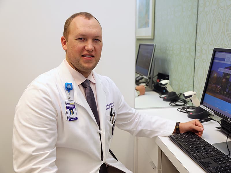 University of Mississippi School of Medicine graduate Dr. Dan Harber is completing an internship at the LSU Health Sciences Center in New Orleans. He'll return to UMMC for his dermatology residency then practice for at least six years at  Magnolia Regional Health Center in Corinth.