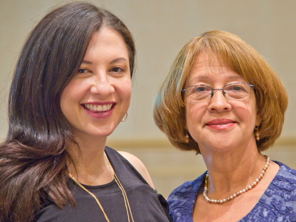 Milan's mother,  Alba Ruth Restrepo, right, was able to attend the senior honors banquet on May 12 where Milan was awarded the Academy of Dentistry International Student Servant Leadership Award for meritorious servant leadership and volunteerism.