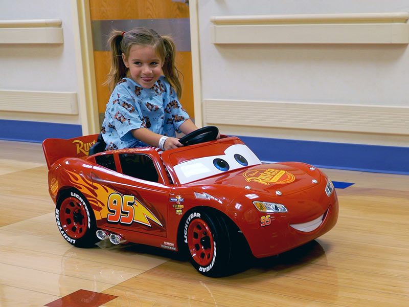 Video: Donation of little cars big boost for Batson patients