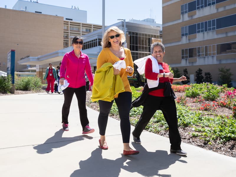 Photos: UMMC hits the pavement for National Walking Day