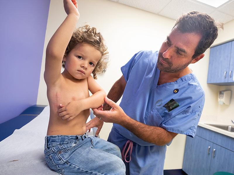 Minimally invasive heart surgery helps 3-year-old to heal