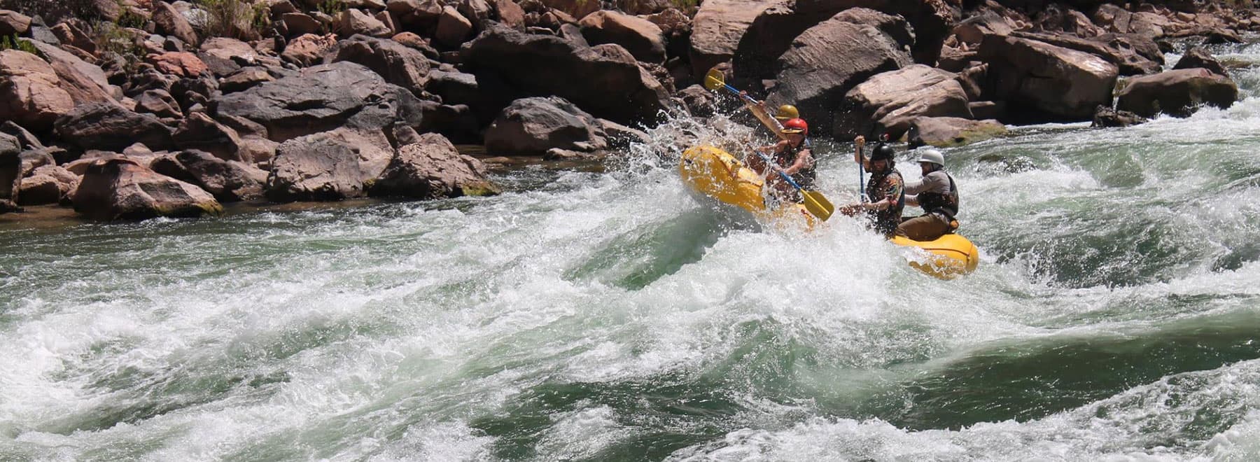 Medical student william salaun rafts the colorado river