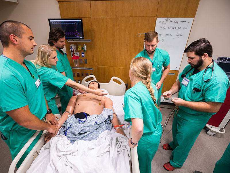 Sim Center drills residents, others, on values of communication