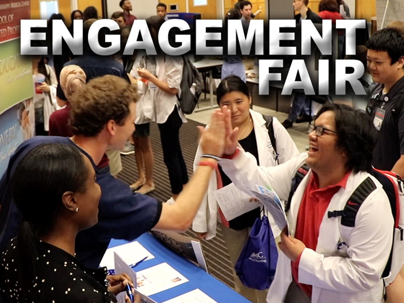 Video: All's fair during student welcome