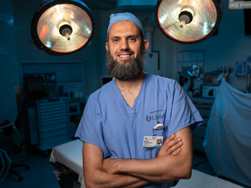 Dr. Mohammed Ghanamah joins the Children's Heart Center at Batson just as Children's of Mississippi's expansion is under construction.