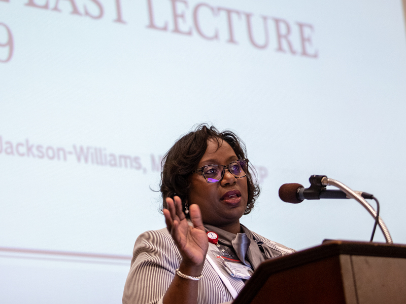 Dr. Loretta Jackson-Williams delivers her 