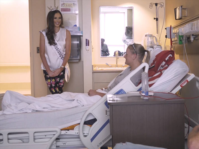 Video: Organ donation platform brings Miss Mississippi to UMMC