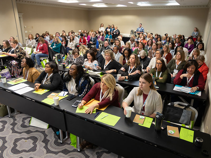 Participants in the Mississippi Perinatal Quality Collaborative listen to information about Express Yourself during a recent meeting.