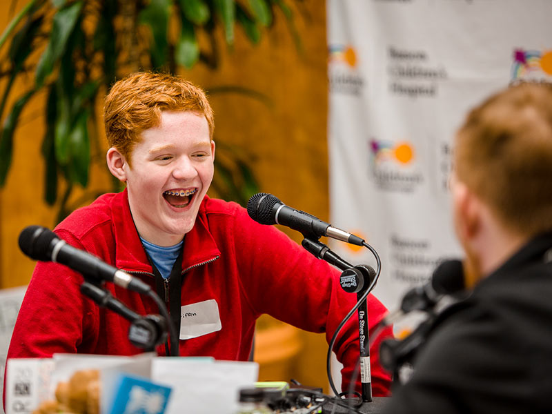 Children's of Mississippi patient Griffin Threatt of Clinton kicked off the 19th annual Mississippi Miracles Radiothon with an interview with on-air personality Ryan Johnson of Q101 in Meridian.