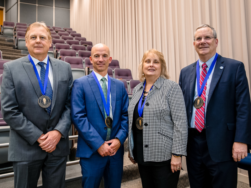 Distinguished faculty earn title named for medical school savior