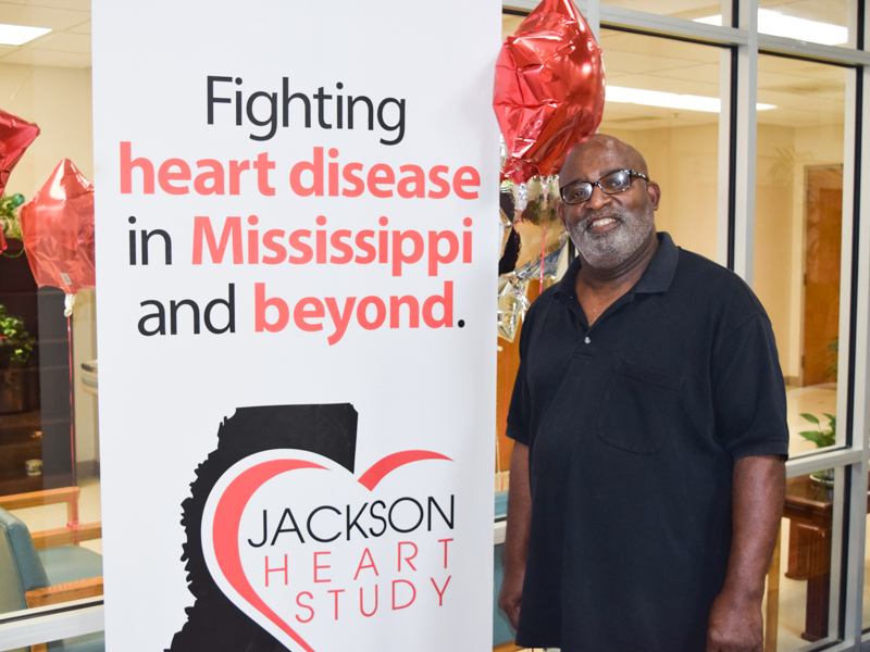 Douglas Purnell of Jackson said he joined the Jackson Heart Study after his doctor encouraged him to join and to help keep track of his health. He was one of the first members of the cohort to return for Exam 4.