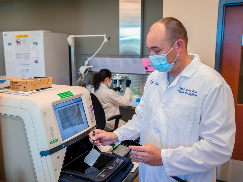 Dr. Joshua Speed, assistant professor of physiology and biophysics, is one of the scientists who contributed to UMMC record-breaking year for research funding. His lab studies metabolic diseases like diabetes.