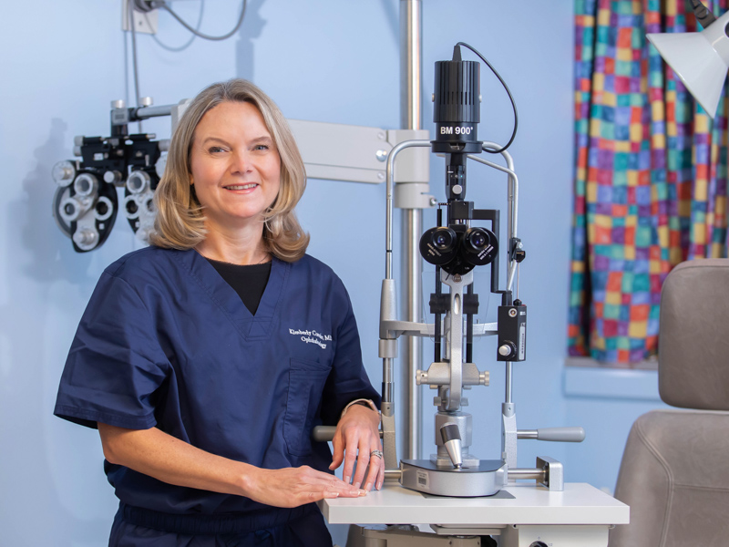 Dr. Kimberly Crowder, chair of the Department of Ophthalmology since 2015, is holder of the first Drs. C.J. and Lin Chen Endowed Chair for Excellence in Ophthalmology.
