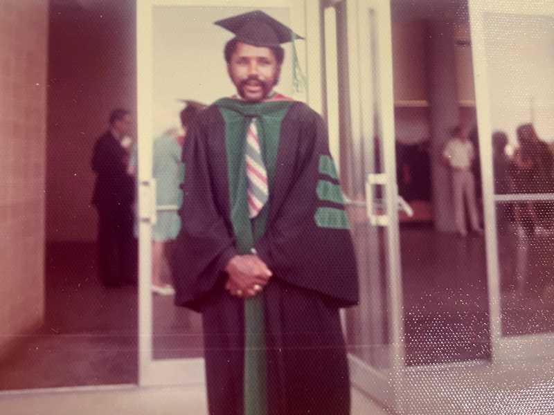 In 1972, Dr. James Oliver became a physician, and the first African- American graduate of the UMMC School of Medicine.