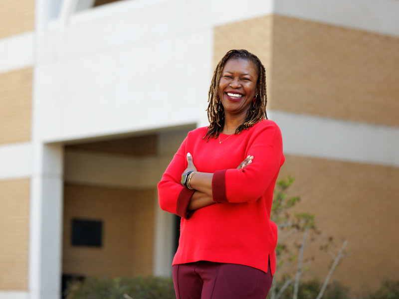 Dr. Tawana Tucker, Health Promotion Disease Prevention (HPDP) program manager at Veterans Affairs Medical Center, is studying at the School of Nursing to become a family nurse practitioner.