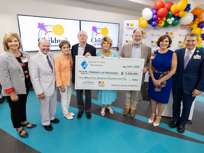 Campaign for Children’s of Mississippi surpasses $100M goal with Gertrude C. Ford Foundation gift