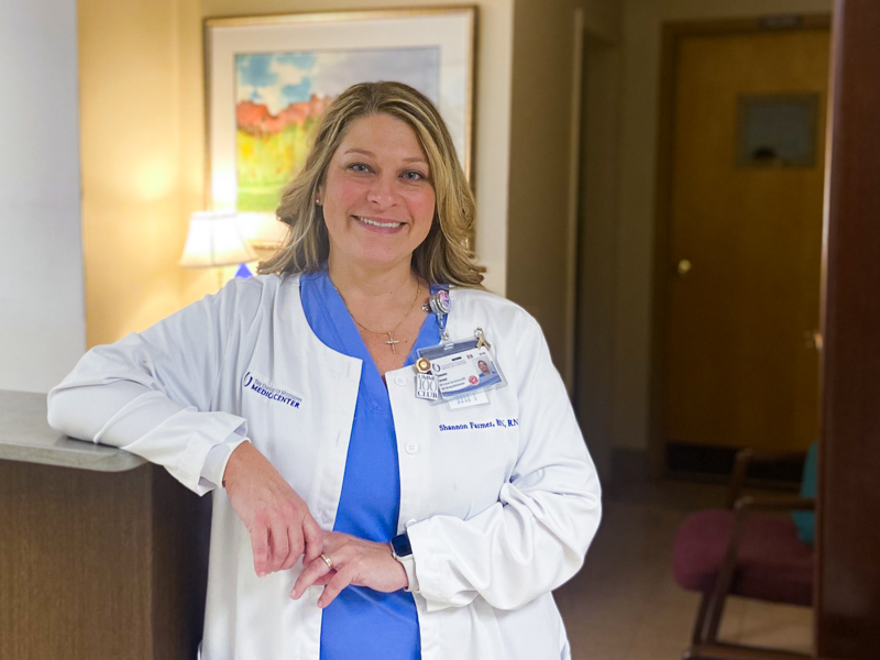 Shannon Farmer is a registered nurse and manager of performance improvement at the University of Mississippi Medical Center Holmes County, located in Lexington.
