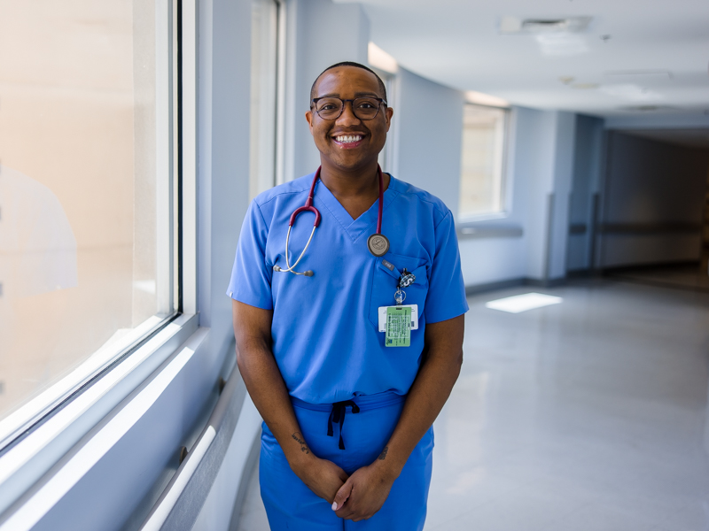 Najhawan Billingsley is a critical care nurse at UMMC Grenada. Lindsay McMurtray/ UMMC Communications