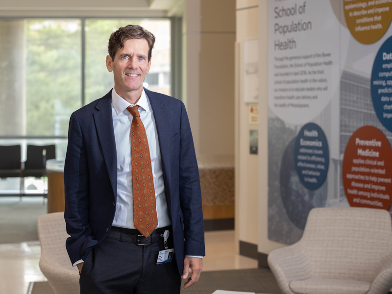 Dr. Thomas Dobbs was appointed dean of the School of Population Health in August.