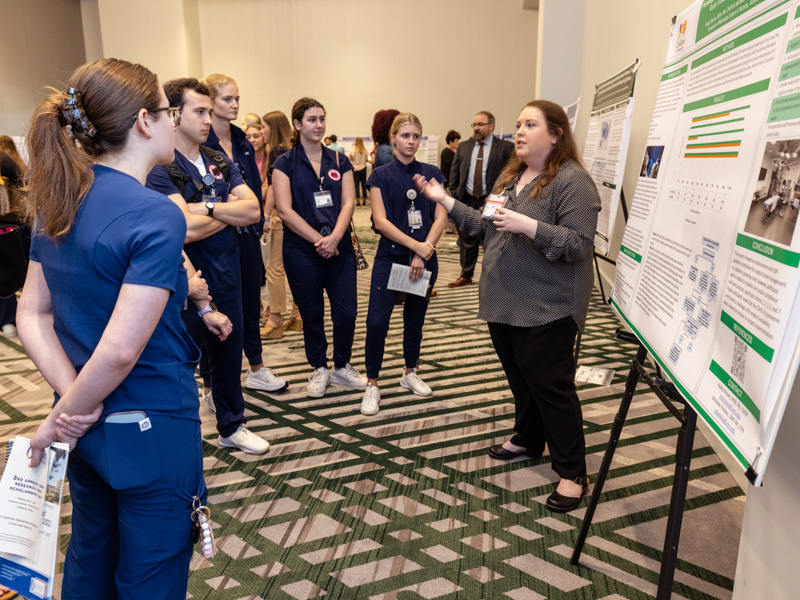 Hailey Moore, director of Children's of Mississippi Perioperative Services and a DNP student at UMMC, discusses her research.