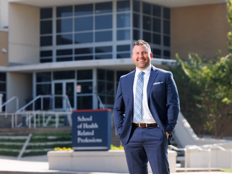 Garner ready to pitch perfect programs as new SHRP dean - University of  Mississippi Medical Center