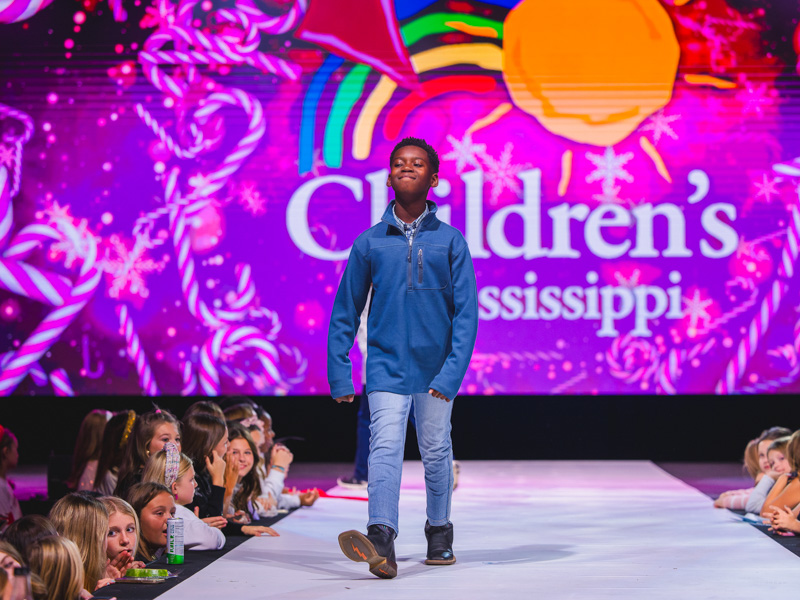 Kingston Muriel, Mississippi's 2023 Children's Miracle Network Hospitals Champion, was among the models in this year's fashion extravaganza.