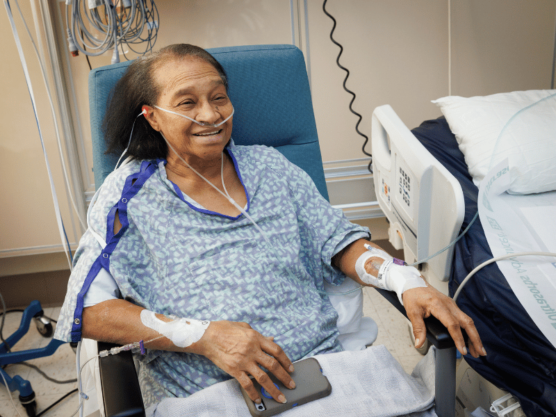 Among fewer than 1% of stroke victims, Mabel Bankston makes a full recovery within 24 hours.