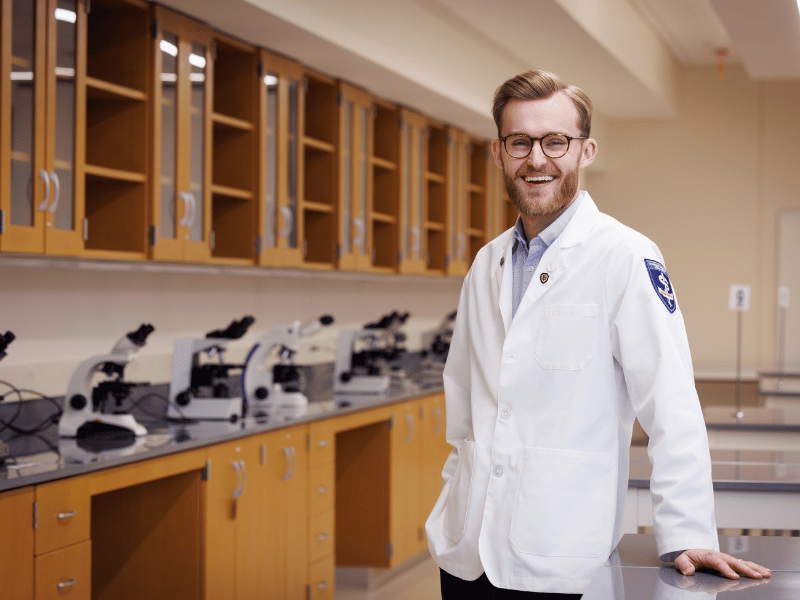 Second-year medical student Thomas Moore remembers well his late grandfather's reaction when he told him he was considering a career as a physician. "That moment is what gets me through medical school," he said.