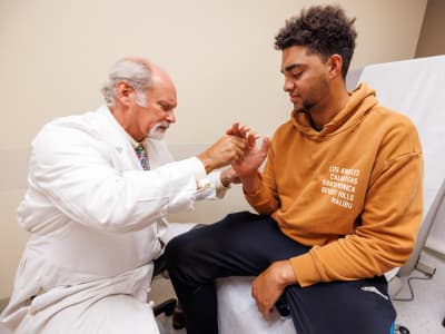 Dr. Chris Boston, left, and Dr. Mark Dodson are team physicians for the Mississippi Braves.