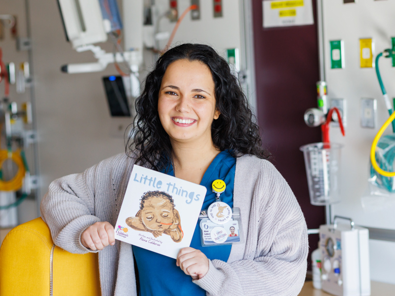 Alena Calderon, an early interventionist at Children's of Mississippi, wrote and illustrated the book 