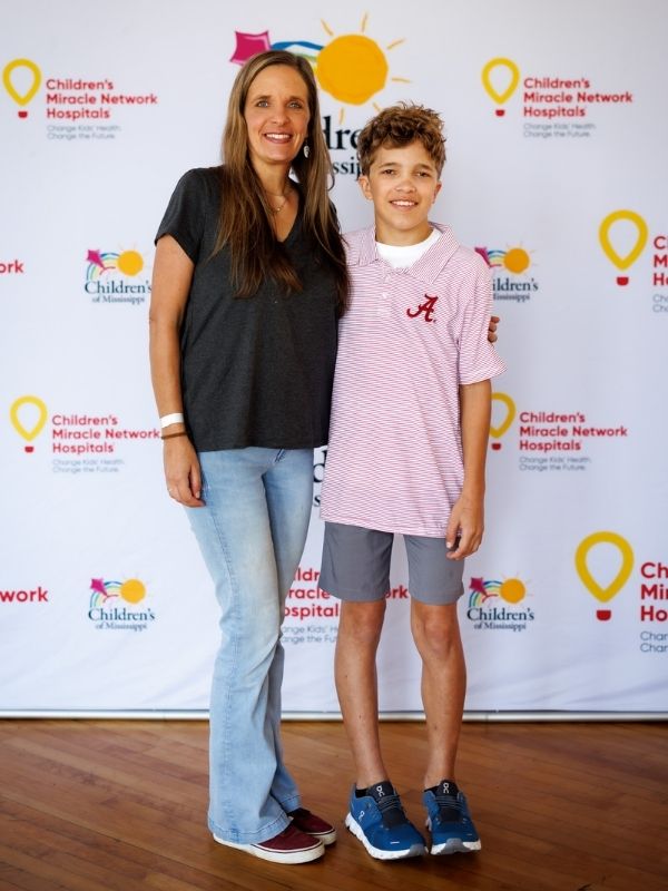 Kristel Taylor-Robinson and son Aiden are a Patient Ambassador family, frequently volunteering in events including Mississippi Miracles Radiothon. Joe Ellis/ UMMC Communications