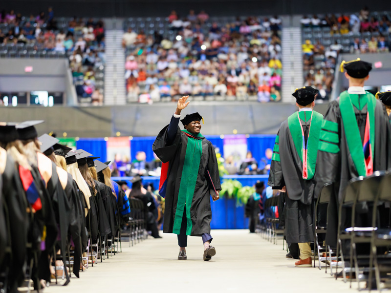 Doctor of Medicine graduate Boris Kuyeb.