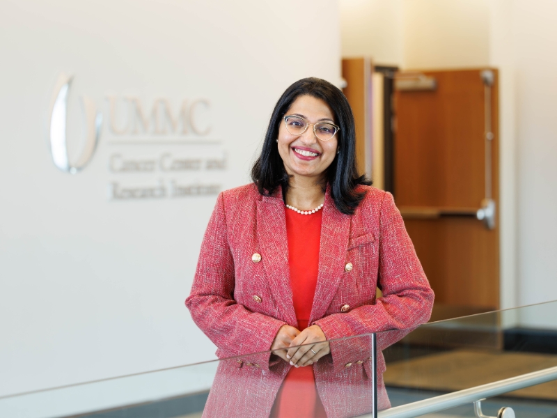 Dr. Devika Das, director of the Division of Hematology and Oncology