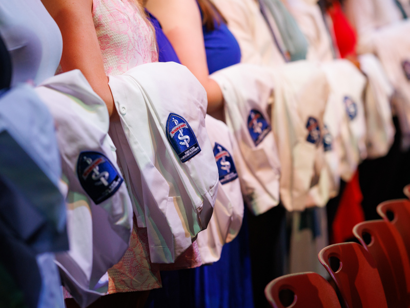 Every year, members of the School of Medicine incoming class receive their white coats, marking a significant milestone in their medical education and symbolizing their commitment to patient care, professionalism and the journey ahead as physicians-in-training.