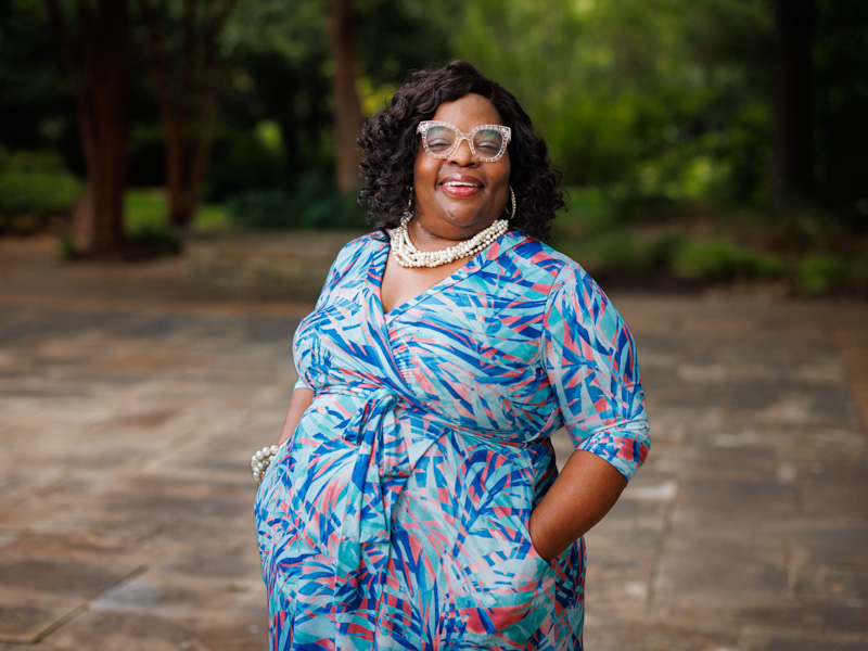 Shenike Bankston found ways to thrive after a thyroid cancer diagnosis through Survivor University, a free program from the UMMC Cancer Center and Research Institute for cancer patients around the state.