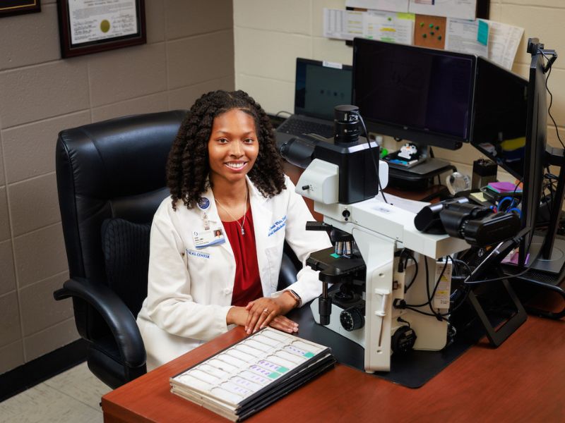 Dr. Jamie White Brown, the state's only oral pathologist.