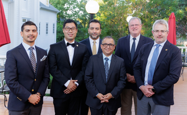 Pictured from left to right are: Dr. Velasco, Dr. Mark Lim, Dr. Vahdani, Dr. Venegas, Dr. Gandy, Dr. Caloss.
