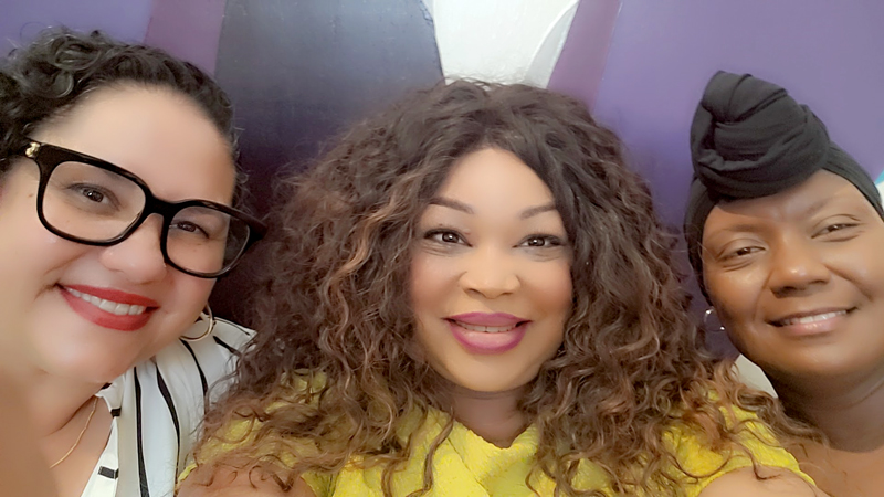 Sharon Brown, Michelle Brassfield and Johnnetta